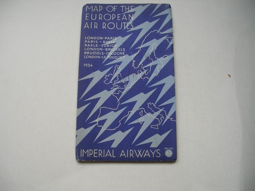 Imperial airways map - airways, of