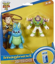 Disney Pixar Imaginext Toy Story 4 - Bunny & Buzz Lightyear Action Figures New