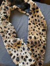 Vintage Faux Fur Leopard Print