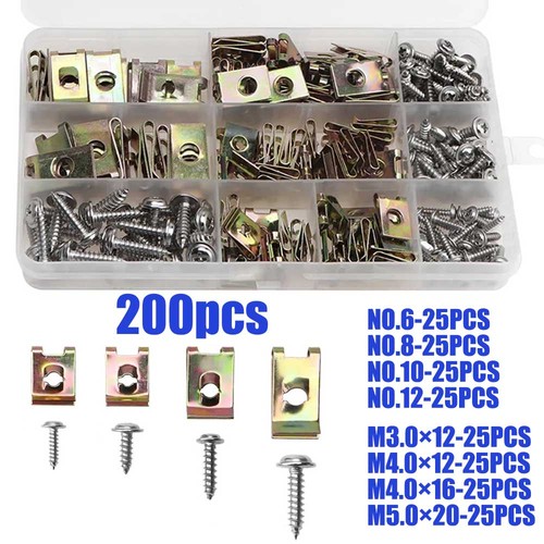 200pcs assorted spire - assorted, u