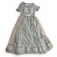 Mint green embroidered - mint,