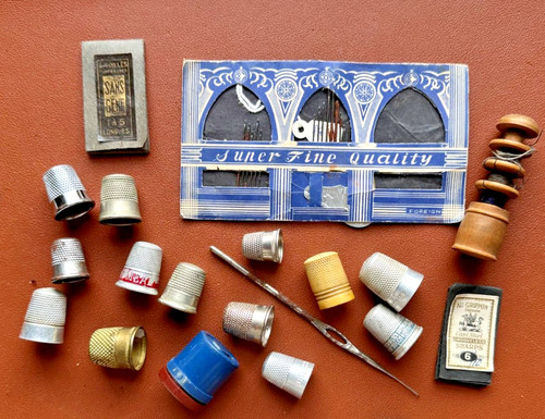 Vintage sewing accessories job - sewing,