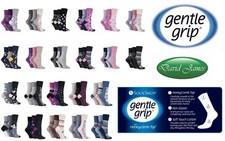 3 pairs Ladies SockShop Cotton Gentle Grip 4-8 uk Socks - NEW variations