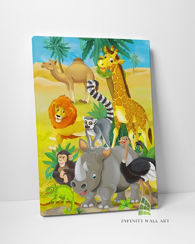 Safari jungle animals canvas - jungle,