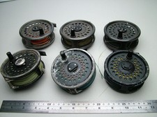 x6 Vintage fly reels including