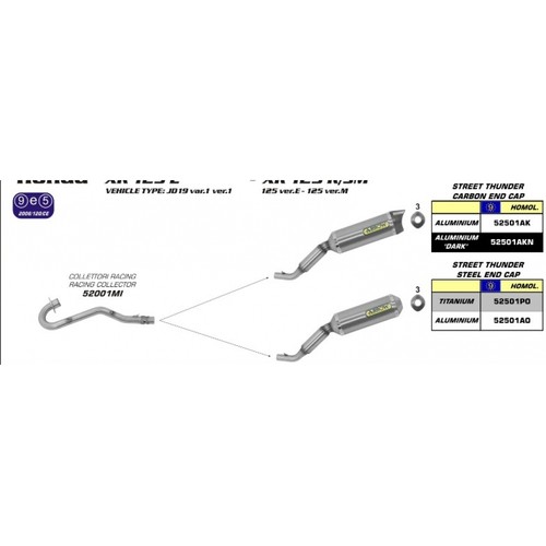 Rear muffler street thunder - muffler,