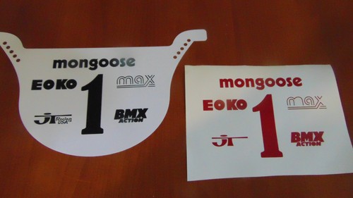 Goose bmx number plate race - goose,