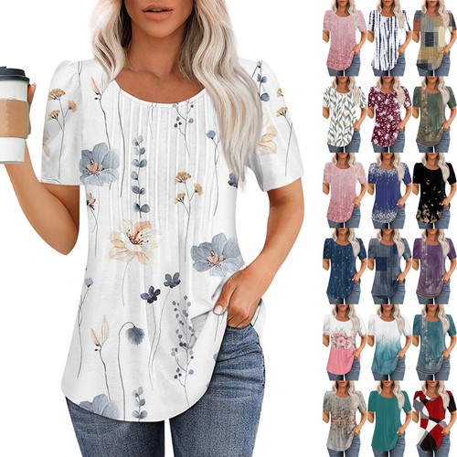 Ladies short sleeve shirts - short, t-shirts