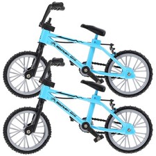  2 Pcs Tiny Bike Mini Alloy