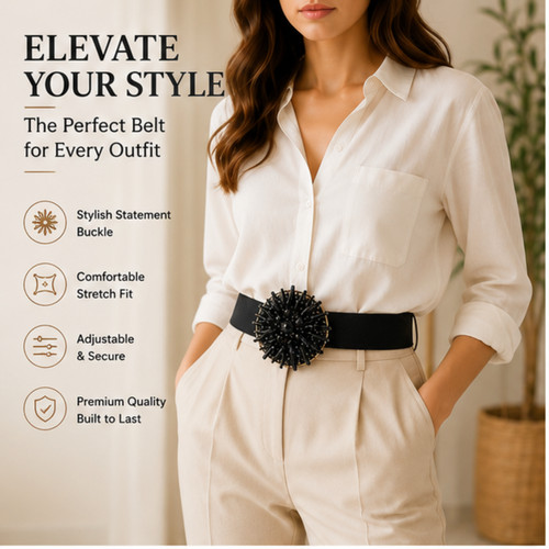 Ladies elastic stretch - stretch, waist