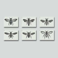 Bee Stencils, Reusable Stencils for Painting, Art & Craft, Home Decor.