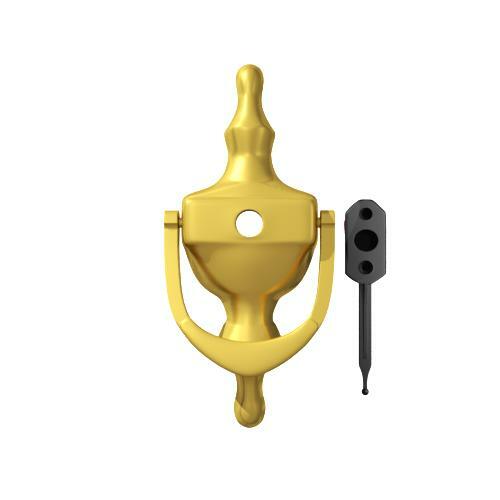 Door knocker with - spy, hole