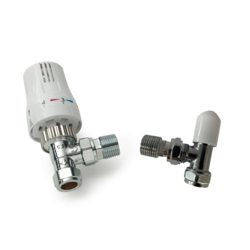 Trv radiator lockshield angled - trv,