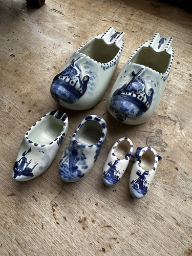 Delft clogs blue and - blue, white