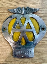 AA Car Badge Emblem Retro