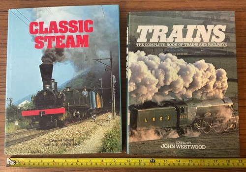 Hardback books trains - books,