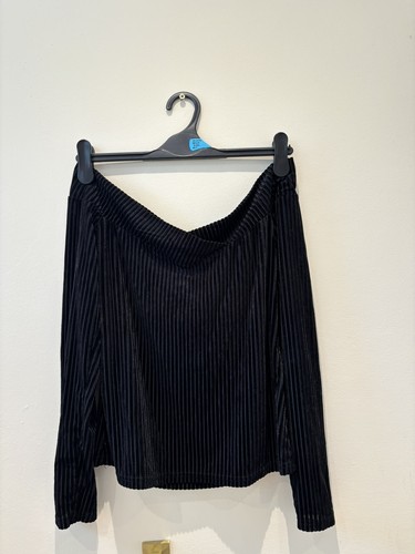 Black off shoulder top women - off,