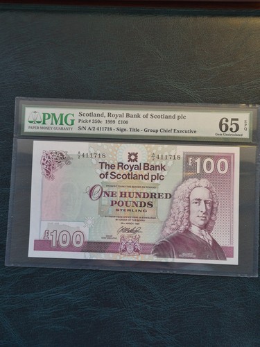 One hundred pound note - note,
