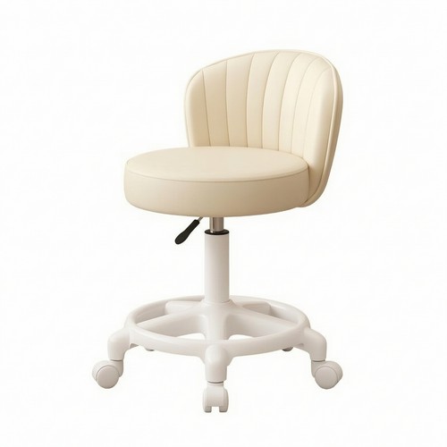 Rolling stool with backrest - rolling,