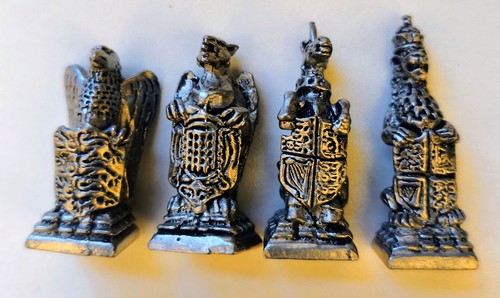 Pewter figurines gargoyle - pewter,