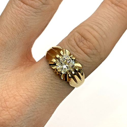 Solitaire 9ct gold - solitaire,