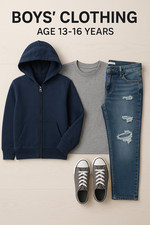 5kgs Boys Clothes 13-16 Years Joblot Wholesale Bundle Grade A & B KILOS