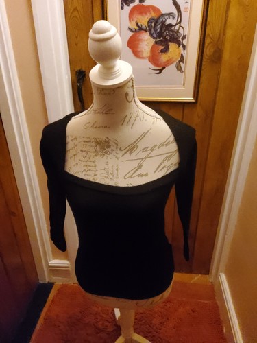 Unusual black jumper with 4 - unusual,