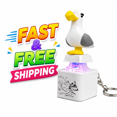 Seagull mine keychain - seagull,