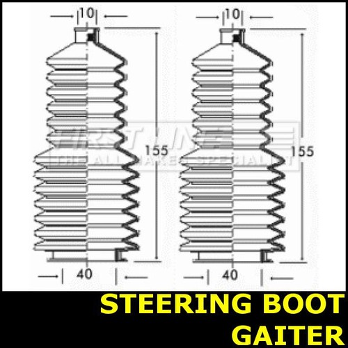 Steering boot gaiter - gaiter, fits