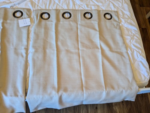 Small window curtains white - window,