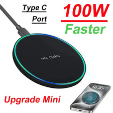 Super Fast Wireless Charger Stand Charging For All Samsung iPhone Phones