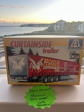 SCHMITZ CURTAINSIDER PEGASUS TRAILER ITALERI 1:24 Scale Model Kit No - 3809