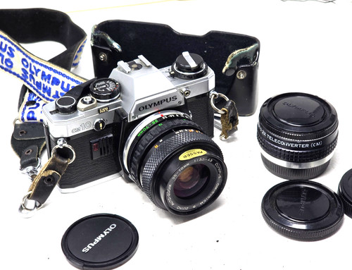 Vintage olympus om10 slr - vintage,