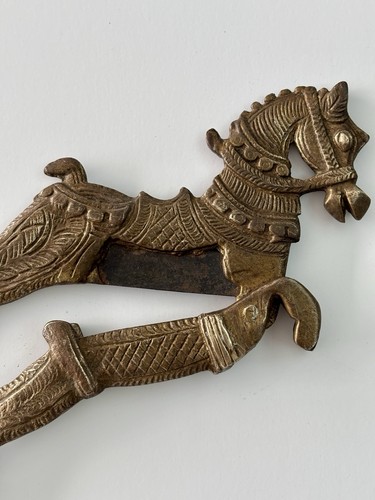 Vintage indian brass - brass, horse