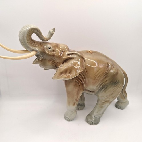 Large royal dux elephant - large,