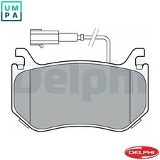 BRAKE PAD SET DISC BRAKE LP3381 FOR ALFA ROMEO 670 05 0436 2.9L 6cyl GIULIA