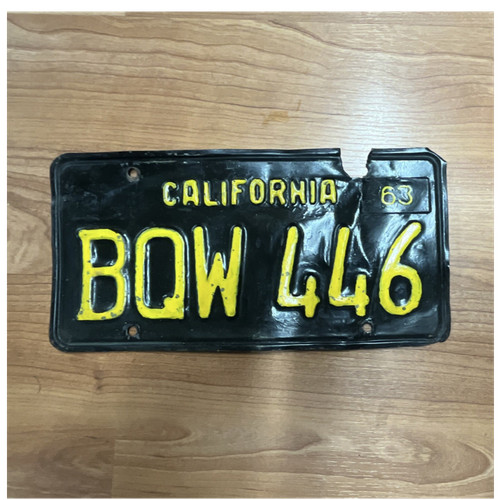 Vintage california license - vintage,