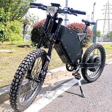 CHUN Stealth Bomber E-BIKE SPEED POWER 8000W PEAK 72V 40ah (110km/h) 21" WHEEL