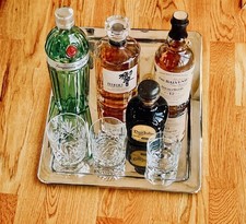 Vintage Stainless Steel Drinks