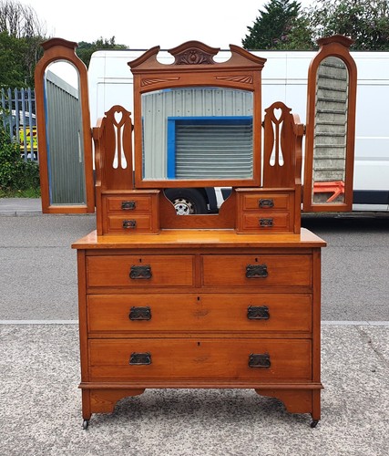 Antique victorian triple - antique,