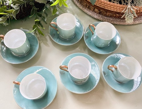Japanese lusterware demitasse - lusterware,