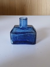 Old mid Blue Shear Lip Glass