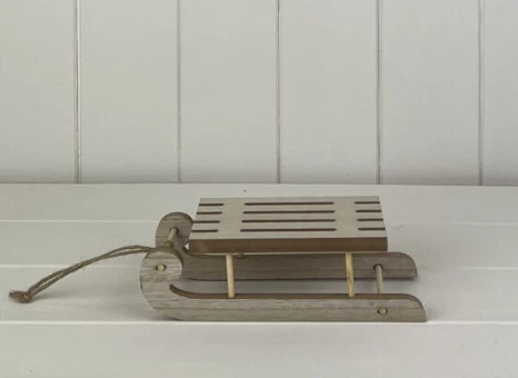Wooden hanging styling sleigh - hanging/styling,