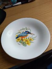 Vintage H&M Ltd Royal Kendal Trinket/Pin Dish Depicting Kingfisher Bird (1985)