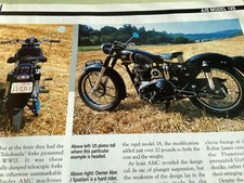 AJS 18S MOTORCYCLE ARTICLE