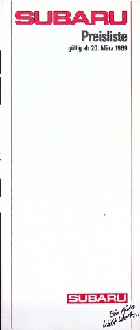 278154 subaru libero - subaru, justy