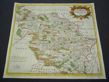 Antique map of the West Riding