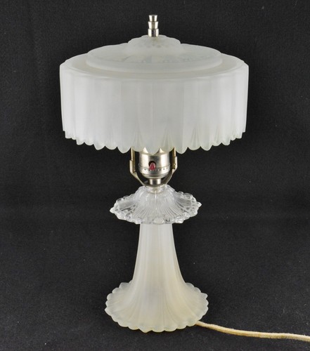 Art deco satin glass - deco, boudoir