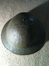British helmet, original, WW1, standard army, original paint, chin strap, VG