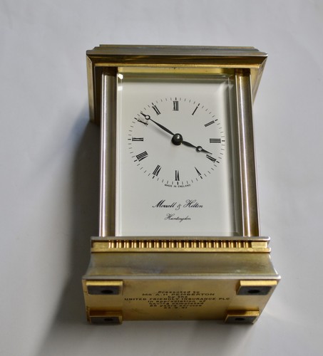 Carriage clock morrell and - carriage,